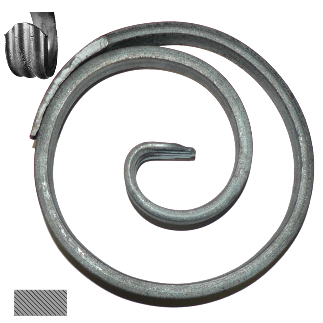 Kruh ø 120 mm, 12 x 6 mm, hladký, široké rozkutie