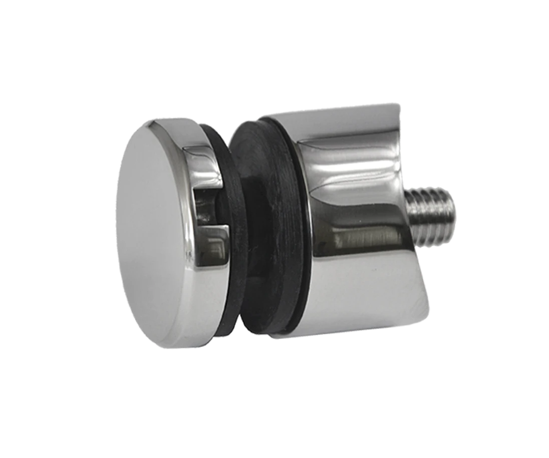 Svorka bodová, na ø 42,4 mm, sklo 6–12 mm, AISI 304