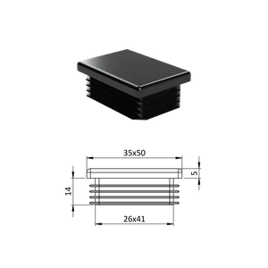 Krytka plastová 35 x 50 mm - slide 0