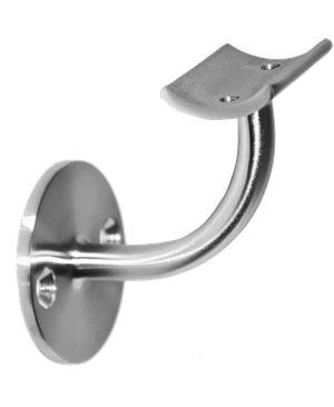 Držák madla ø 42,4 mm na stěnu, broušená nerez AISI 304 - slide 0