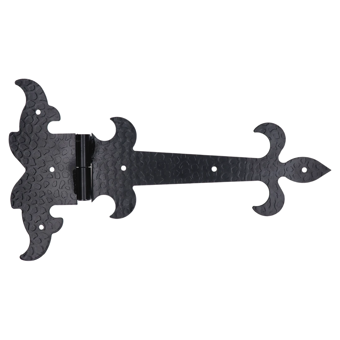 Pánt ozdobný 350 x 200 x 3 mm, čierna farba, ľavý