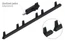 Hrebeň nylon - kov 28 x 20 x 1017 mm, max do 700 kg