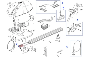 PMD0153B.4610 ozubené koliesko pre reťaz OLD SPIDO/SPIDER - slide 1