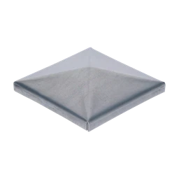 Stříška plechová, pozink, 100 x 100 x 1,5 mm