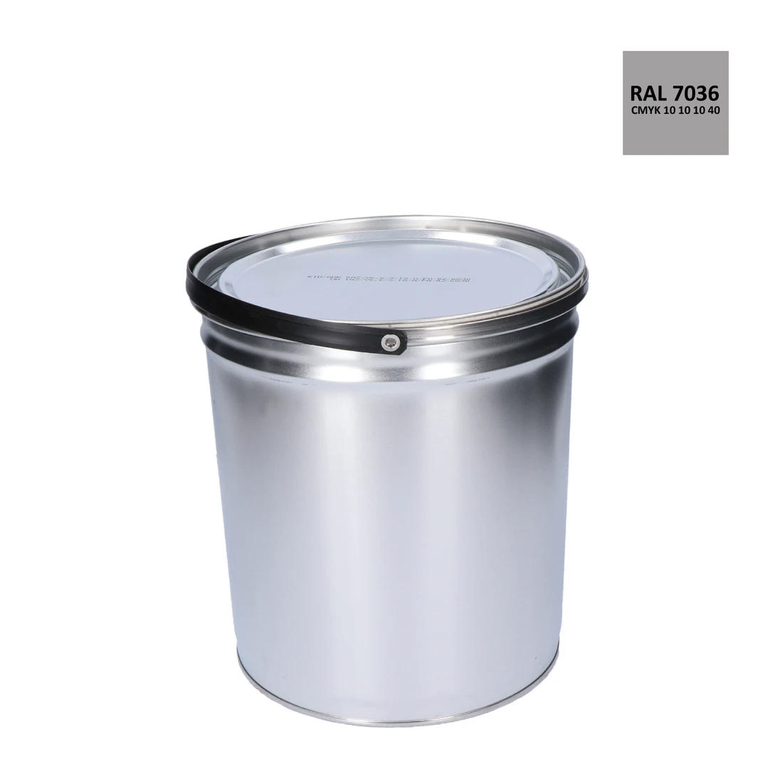 Barva antikorozní polomatná na zinek 5 kg platinově-šedá
