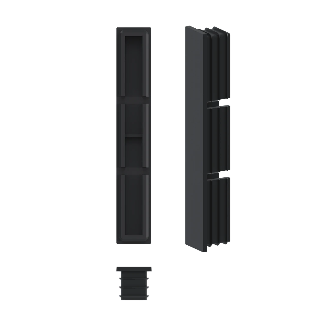 Plastová zátka k hliníkovej lamele, rozmer 16 x 100 mm