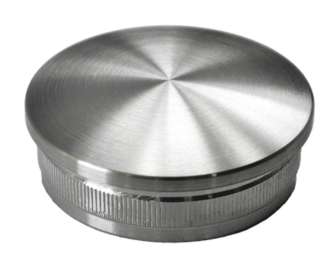 Ukončení na trubku ø 48,3 mm, broušená nerez AISI 304
