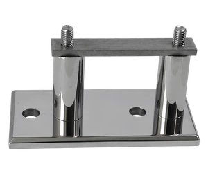 Úchyt pro boční kotvení sloupu ø 42,4 mm, leštěná AISI 304 - slide 1