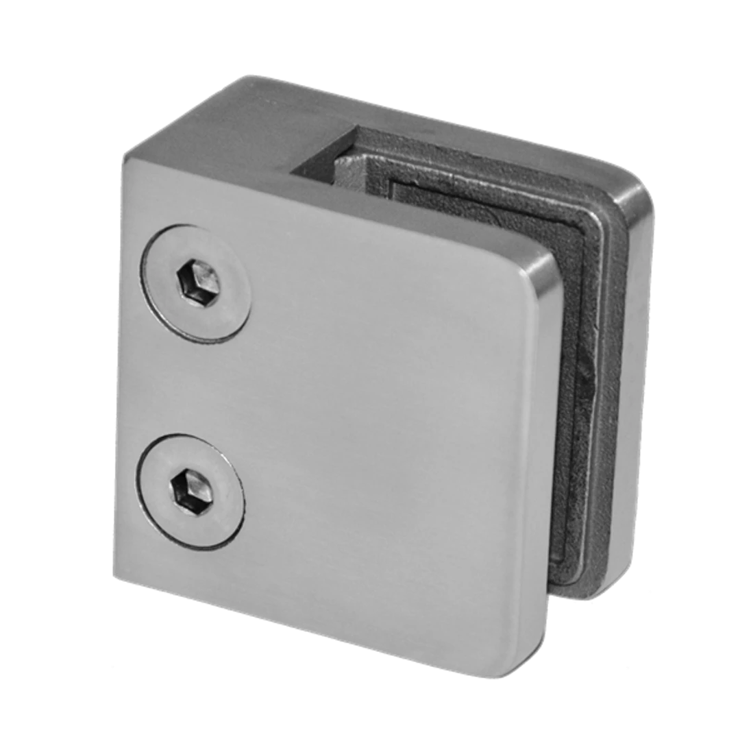 DOPRODEJ! Svorka plochá, sklo 6–10,76 mm, broušená AISI 316