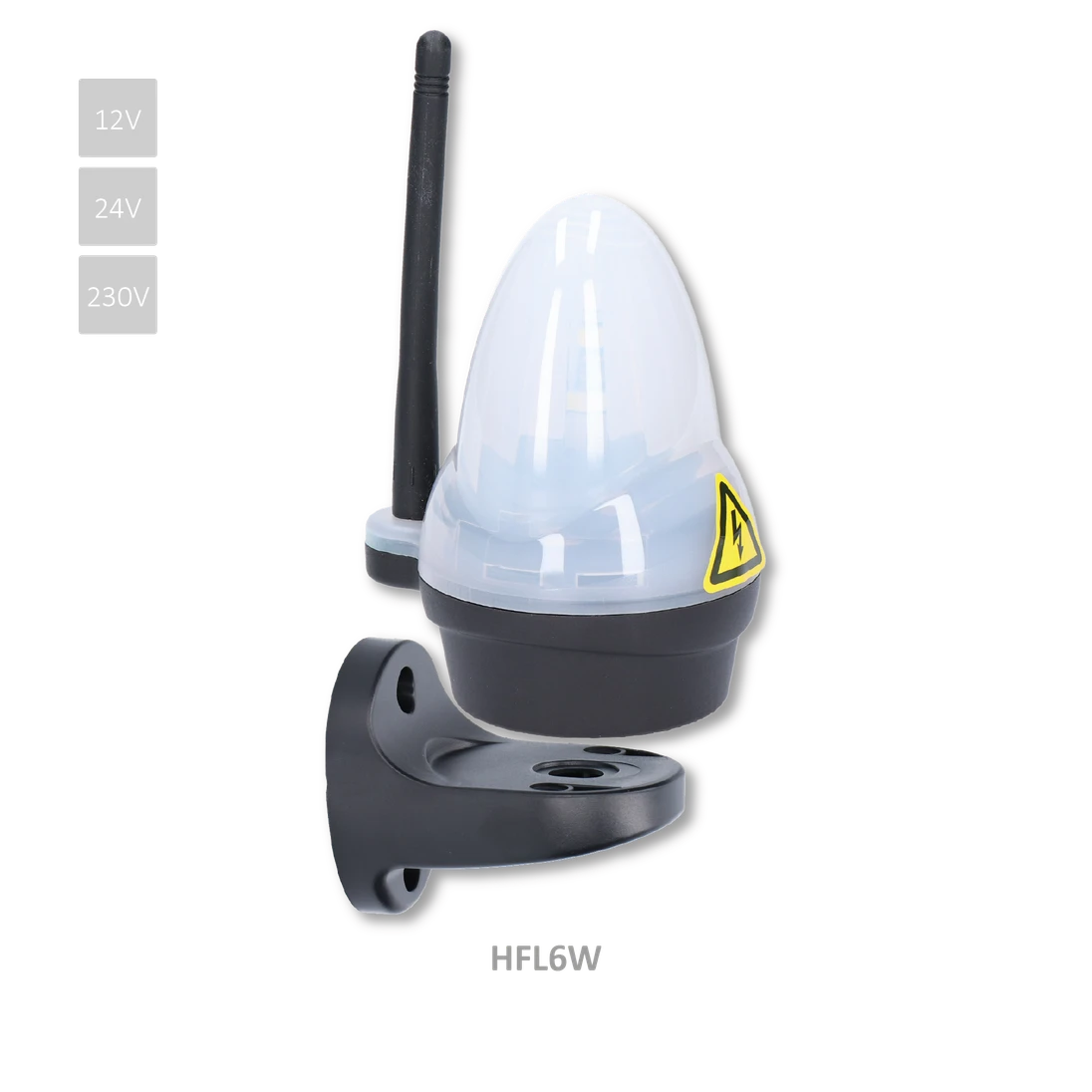 LED lampa, 12/24/230 V, so zabudovanou anténou, 739lux
