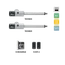 TOO3024KLT sada pohonov pre dvojkrídlovú bránu do 3 m/krídlo