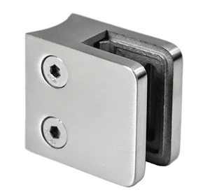 Svorka skla/plechu na trubku ø 48,3 mm, brúsená AISI 304 - slide 0