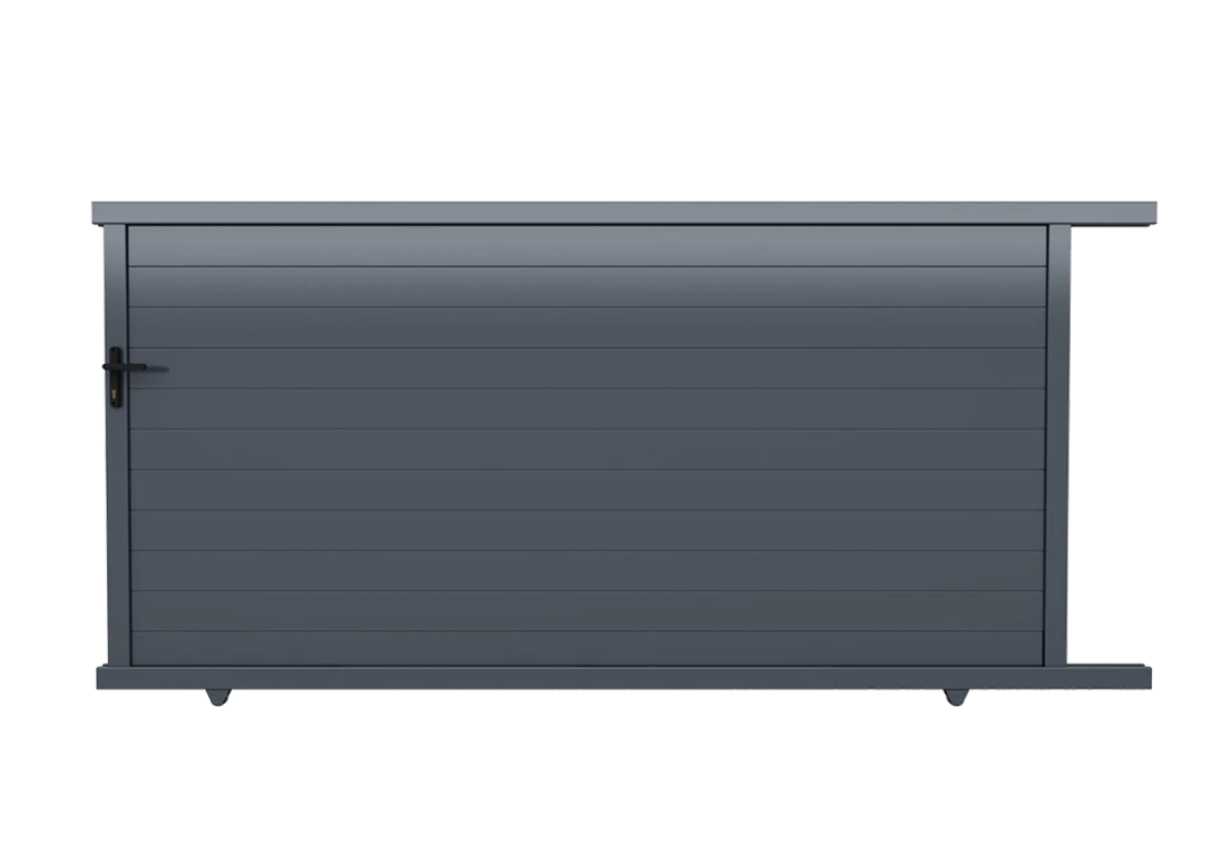 Posuvná brána, hliníková 4000 x 1862 mm