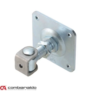 Záves M24 s platňou 100 x 100 mm, 90°, nastaviteľný 1D - slide 0