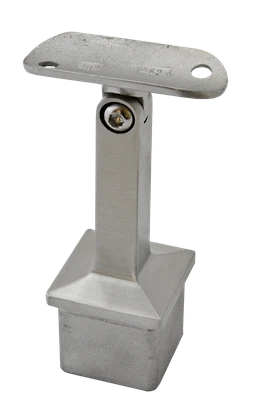 Držiak madla ø 42,4 mm s kĺbom, brúsená nerez AISI 304