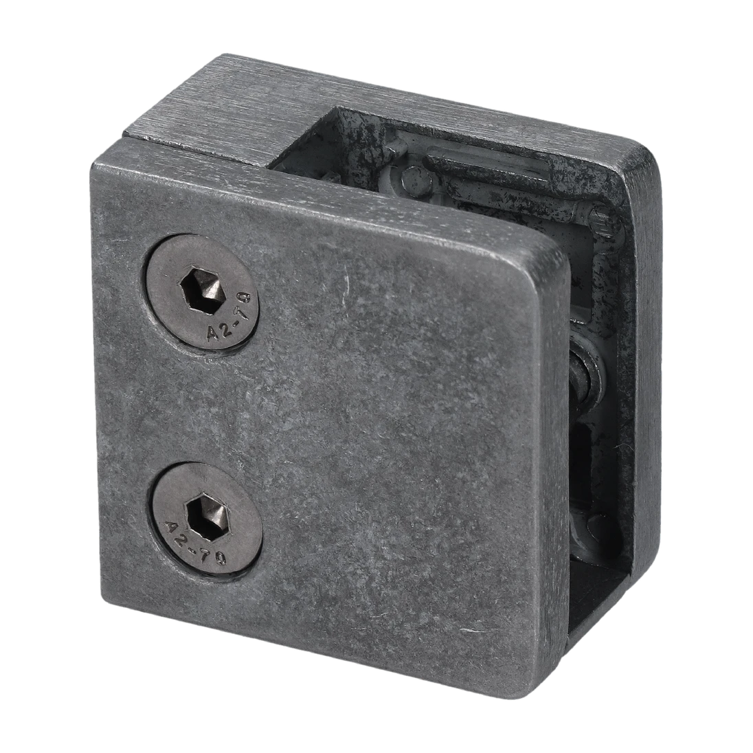 ZAMAK svorka skla plochá pro sklo 6–12,76 mm, Al/Zn