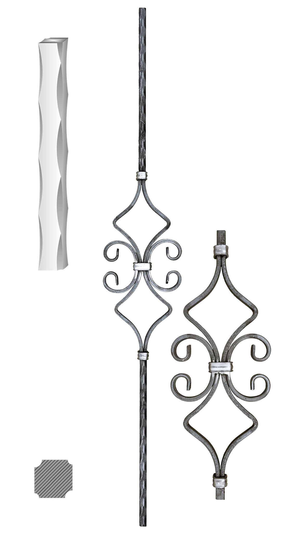 Tyč 140 x 1000 mm z profilu 12 x 12 mm