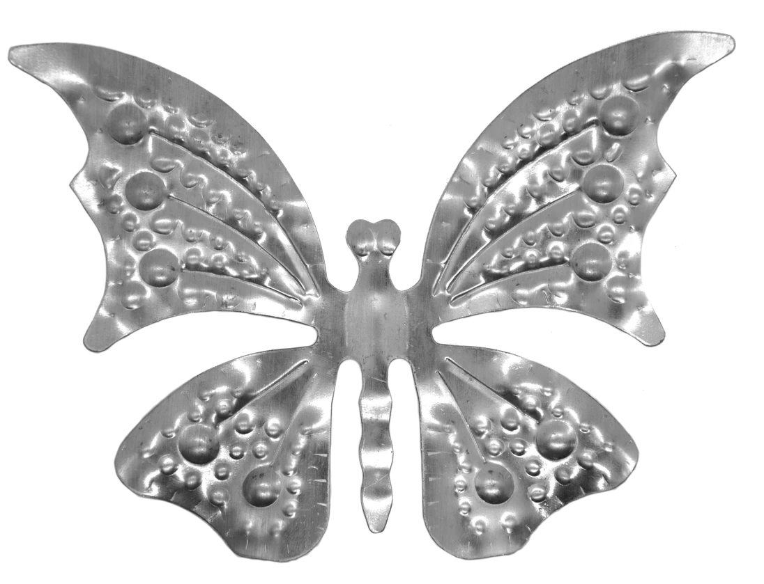 Motýl-dekorační element L 125 x L 175 mm, tl. 1 mm
