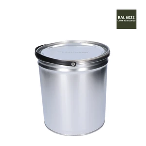 Farba antikorózna polomatná na zinok 5 kg hnedo-olivová - slide 0