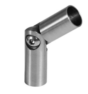 Spoj s kĺbom ø 12 mm (0-100°), brúsená nerez AISI 316 - slide 0