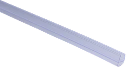 Plastové tesnenie na sklo 10 mm, L = 2200 mm