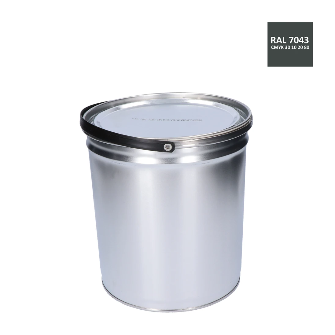 Farba antikorózna polomatná na zinok 5 kg dopravná sivá B