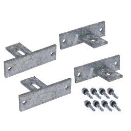 Set s držiakmi plotového poľa, 4 ks držiak 30 x 100 mm