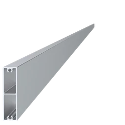 Al profil 60 x 16 x 6000 mm, bez povrchovej úpravy