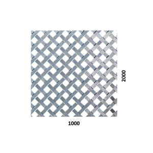 Děrovaný Fe plech tkanina, otvor 10 x 10 mm, rozteč 17 mm - slide 0