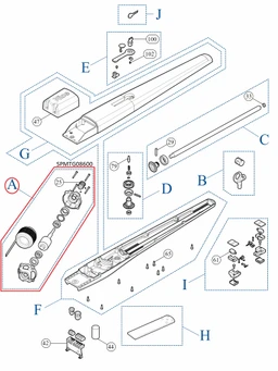 SPMTG08600 motor 230 V pre pre TO4/5