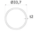 DOPRODEJ trubka ø 33,7 x 2 x 1000 mm, broušená AISI 304