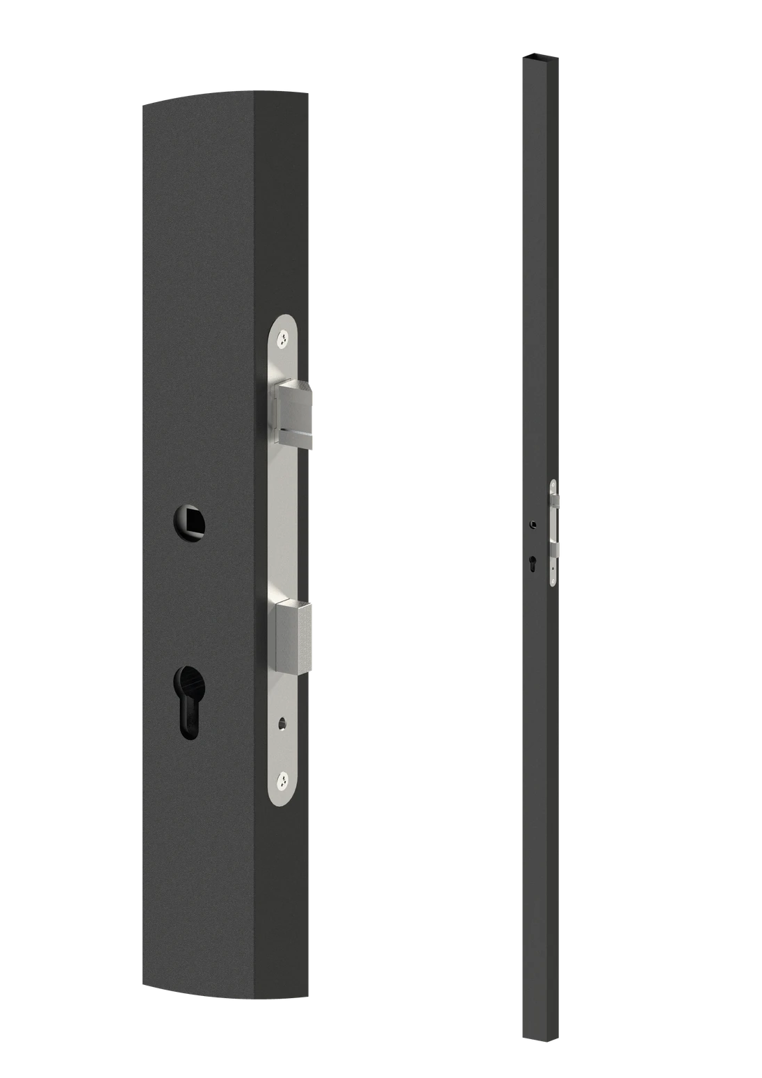 Profil 60 x 40 x 1,5 x 2000 mm so zapusteným zámkom