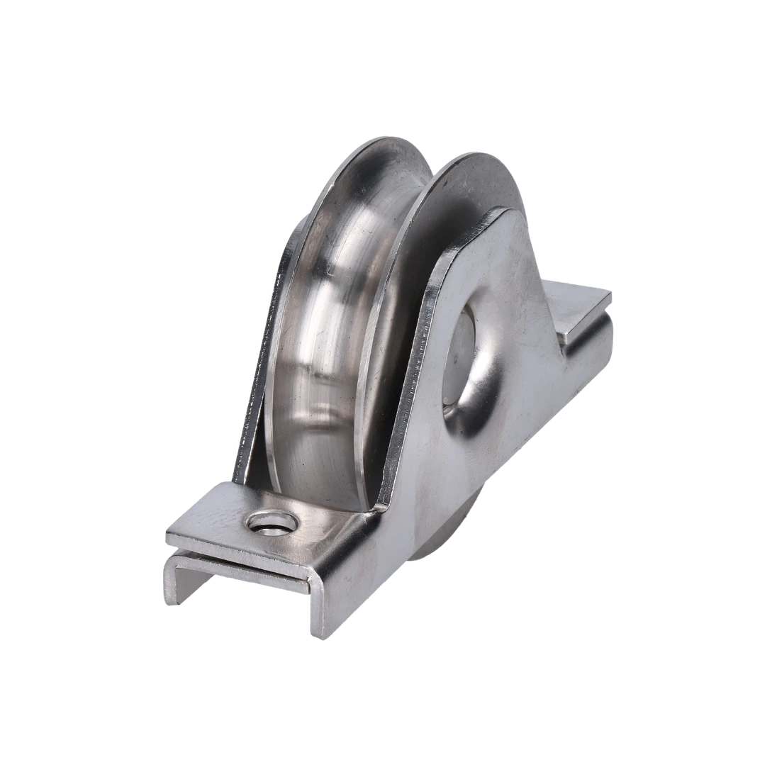 Vodiaca kladka ø 78 mm pre zapustenie do jokla, AISI 304