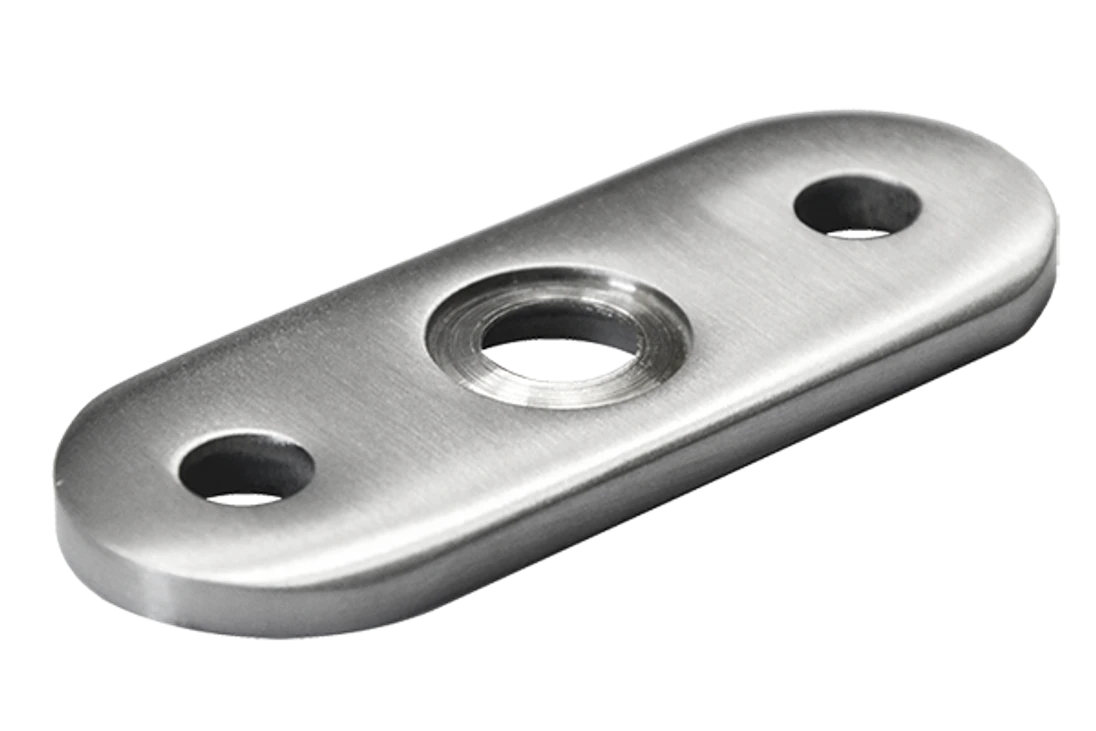 Nadpojovací deska plochá (přímá), broušená nerez AISI 304