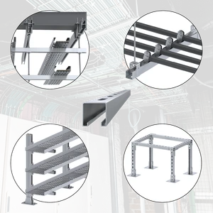 Dierovaný C profil, 41 x 41 x 2 x 3000 mm, pozinkovaný - slide 2