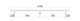 Madlo 40x40mm, L-1750mm, broušená nerez AISI304
