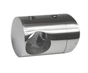 Držák tyče ø 14 mm na trubku ø 42,4 mm, leštěná AISI 304 - slide 1