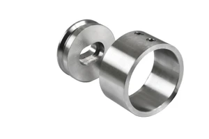 Kotvenie bočné na madlo ø 42,4 mm, brúsená nerez AISI 304 - slide 0