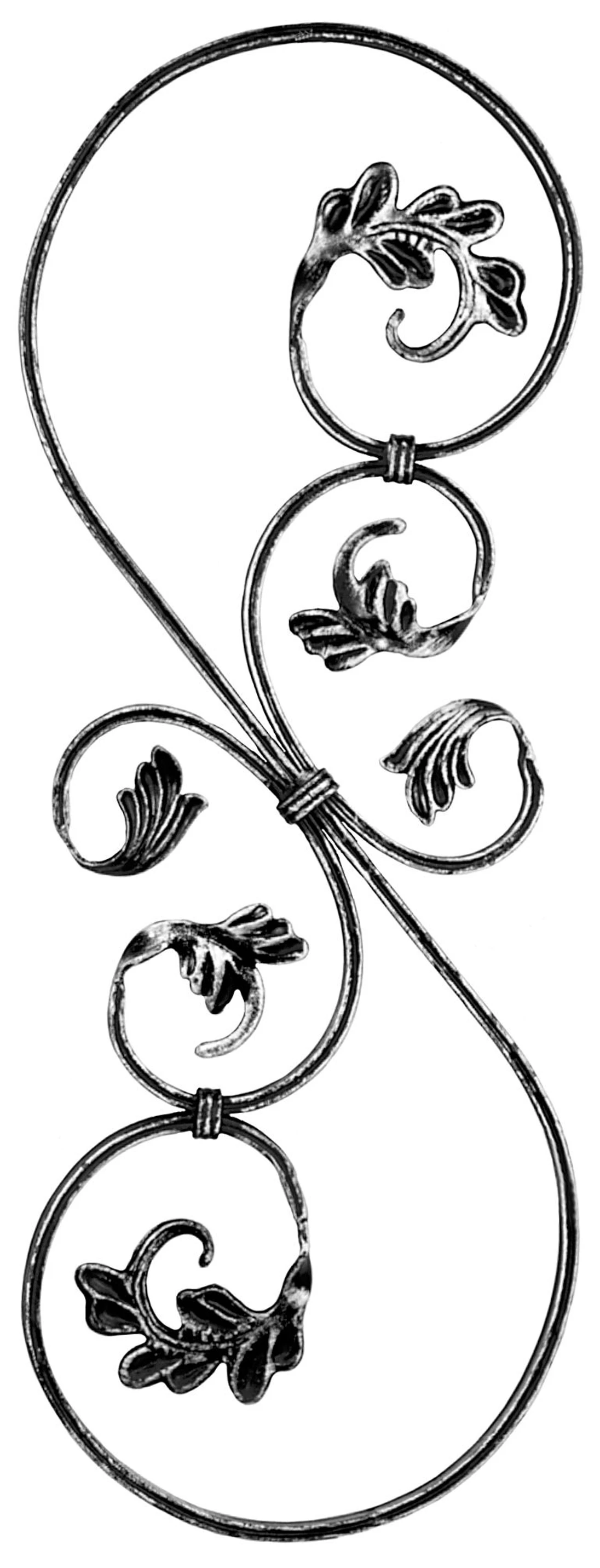 Ornament 800 x 300 mm, profil 16 x 8 mm, pravý