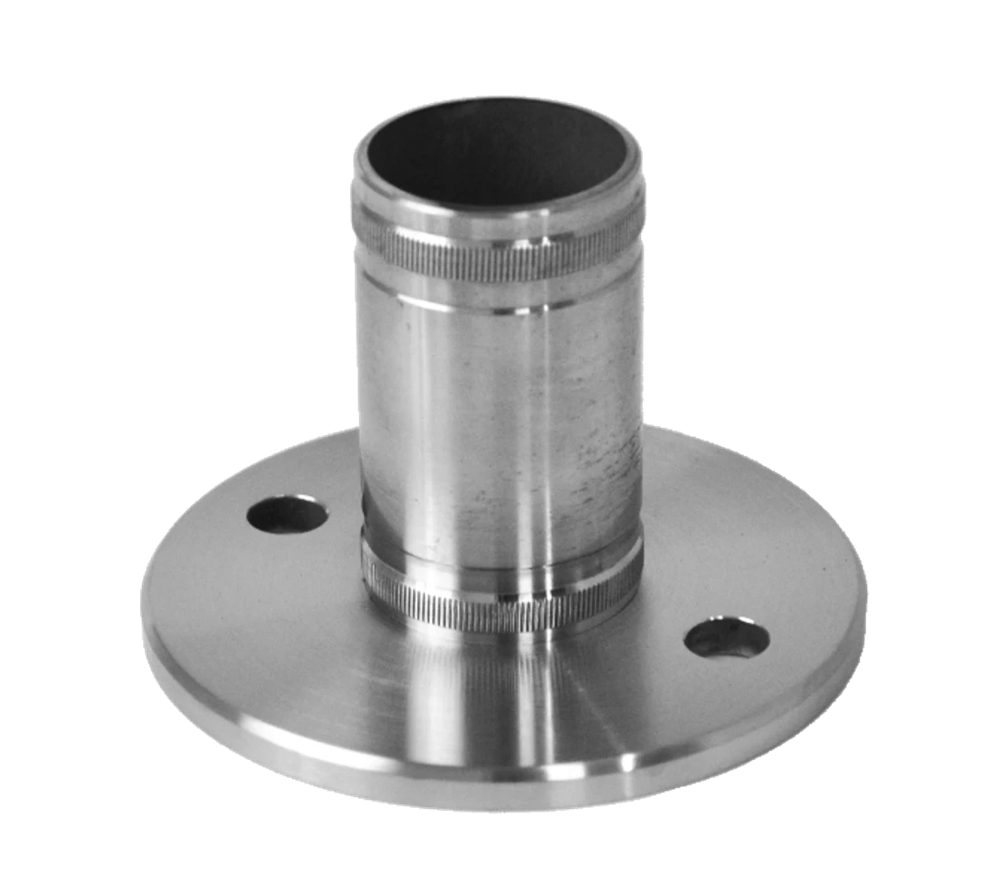 Kotviaca platňa ø 100 mm na trubku ø 42,4 mm, AISI 304