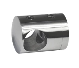 Držiak tyče ø 14 mm, plochý, leštená nerez AISI 304