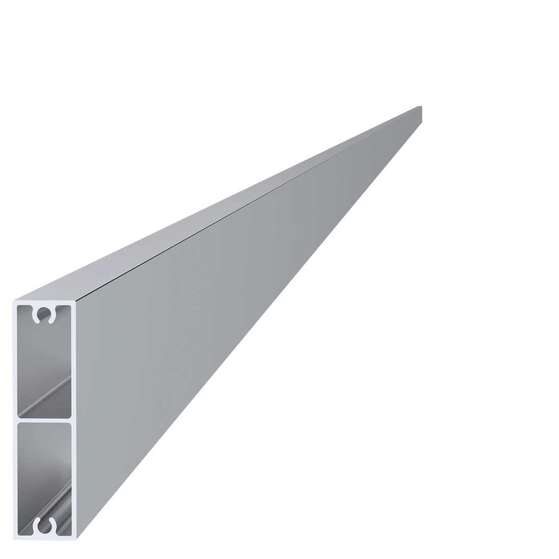 Al profil 60 x 16 x 6000 mm, bez povrchové úpravy