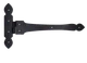 Pánt ozdobný, 270 x 498 x 3 mm, ľavé, RAL9005 matná