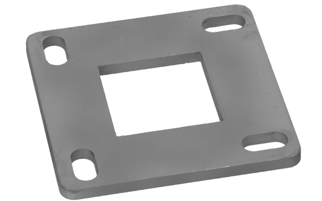 Kotviaca platňa 90 x 90 x 4 mm, bez úpravy AISI 304