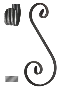 Esko 300 x 120/75 mm, 12 x 6 mm, široké rozkutie