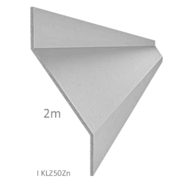 Z-profil lamela 30 x 34 x 23 x 1,5 x 2000 mm, pozink