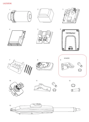 041A0303 konzola pre uchytenie pohonu na stĺp - slide 0