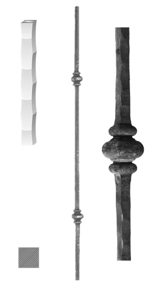 Tyč 12 x 12 x 1000 mm - slide 1