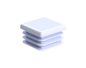 Krytka plastová 30 x 30 mm, biela - slide 1