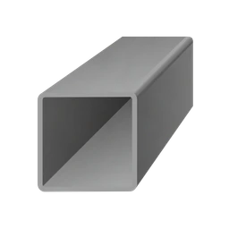 Uzavřený profil 100 x 100 x 3 x 3000 mm, černý S235, hladký